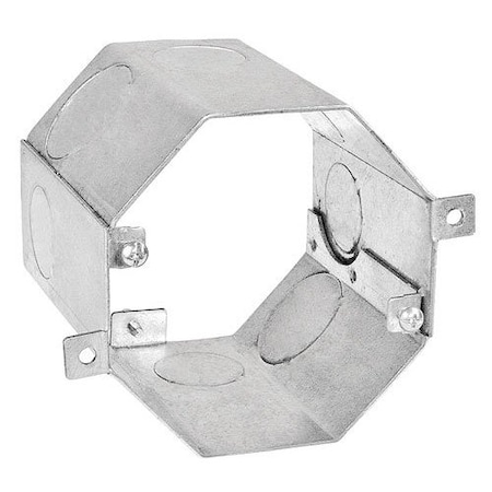 Southwire Electrical Box, 43 cu in, Octagon Box Type, Steel, Octagon Shape OCR-350341